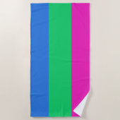 Polysex Pride Flag Strandtuch (Vorderseite)