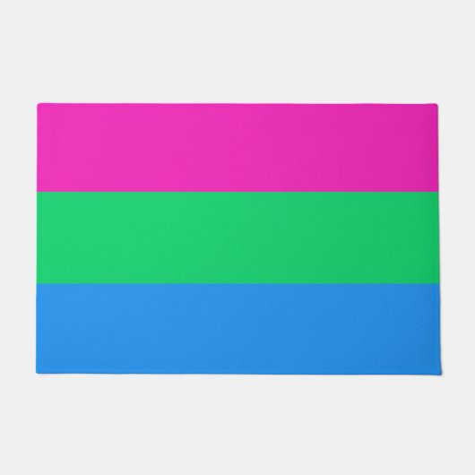 Polysexual Flag Doormat Fußmatte (Vorderseite)