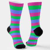 Polysexual PRIDE Flag Socken (Gewinkelt)