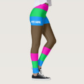 Polysexual Pride Imitate Shorts & Legs Leggings (Rechts)