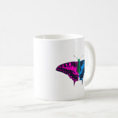 Polysexual Stolperflagge Frack Butterfly Kaffeetasse (VorderseiteRechts)