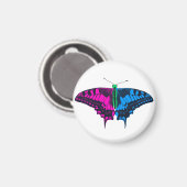 Polysexual Stolperflagge Frack Butterfly Magnet (Vorderseite/Rückseite)