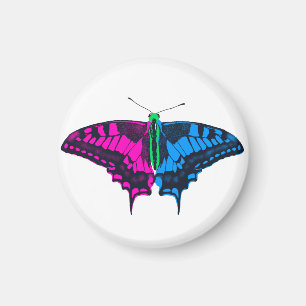 Polysexual Stolperflagge Frack Butterfly Magnet