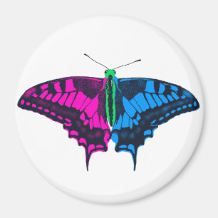 Polysexual Stolperflagge Frack Butterfly Magnet