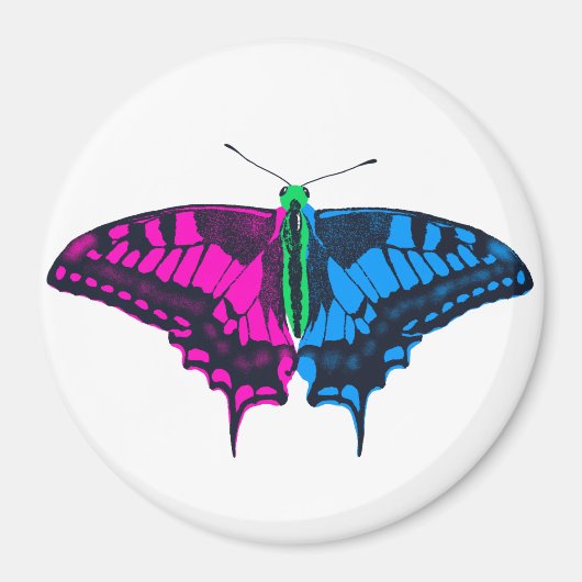 Polysexual Stolperflagge Frack Butterfly Magnet (Vorne)