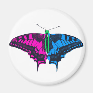 Polysexual Stolperflagge Frack Butterfly Magnet