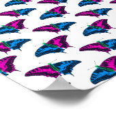 Polysexual Stolperflagge Frack Butterfly Poster (Ecke)