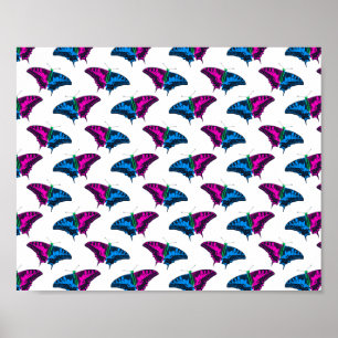 Polysexual Stolperflagge Frack Butterfly Poster