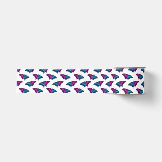 Polysexual Stolperflagge Frack Butterfly Ripsband (Vorderseite)