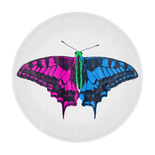 Polysexual Stolperflagge Frack Butterfly Schneidebrett (Vorderseite)