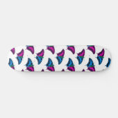 Polysexual Stolperflagge Frack Butterfly Skateboard (Horizontal)