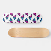 Polysexual Stolperflagge Frack Butterfly Skateboard (Horizontal)