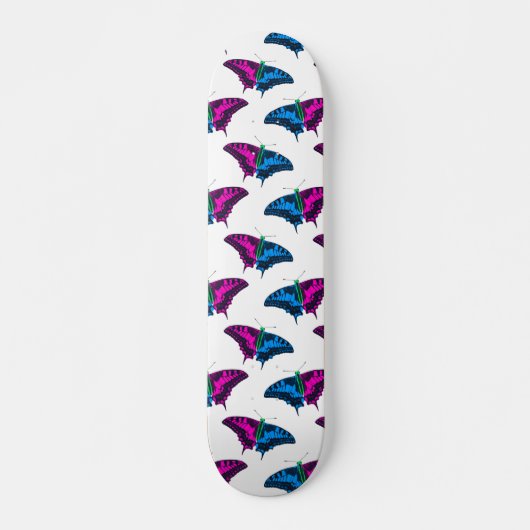 Polysexual Stolperflagge Frack Butterfly Skateboard (Vorne)