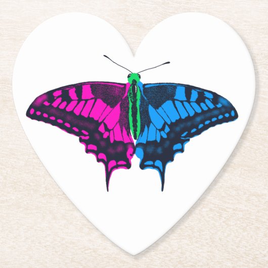 Polysexual Stolperflagge Frack Butterfly Untersetzer (Vorderseite)