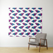 Polysexual Stolperflagge Frack Butterfly Wandteppich (Beispiel (Horizontal))
