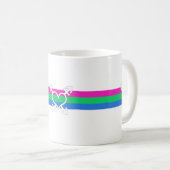 Polysexual Stolz-Flagge Kaffeetasse (VorderseiteRechts)