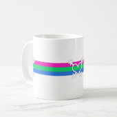 Polysexual Stolz-Flagge Kaffeetasse (Vorderseite Links)