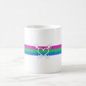 Polysexual Stolz-Flagge Kaffeetasse (Mittel)