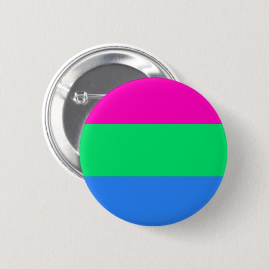 Polysexual Stolzflagge Button (Vorne & Hinten)