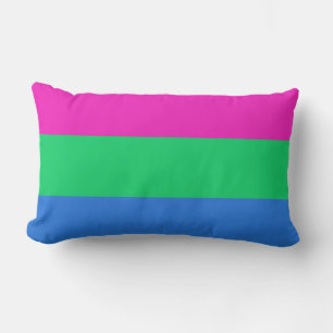 Polysexualitäts-Stolzflagge Lendenkissen