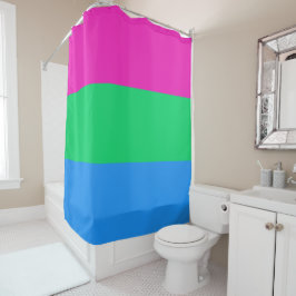 Polysexuelle Flagge Duschvorhang