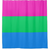 Polysexuelle Flagge Duschvorhang (Vorderseite)