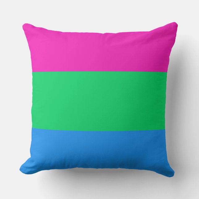 Polysexuelle Flagge Kissen (Vorderseite)