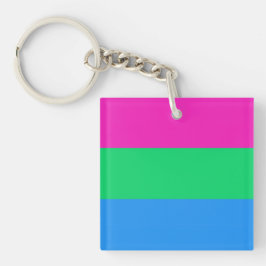 Polysexuelle Flagge Schlüsselanhänger