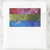 Polysexuelle Nebel-Aufkleber Rechteckiger Aufkleber (Tasche)