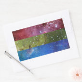 Polysexuelle Nebel-Aufkleber Rechteckiger Aufkleber (Umschlag)