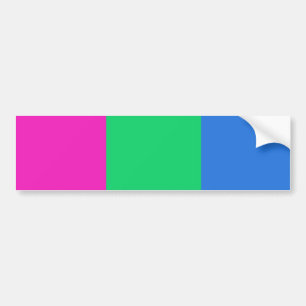 Polysexuelle Pride-Flagge Autoaufkleber