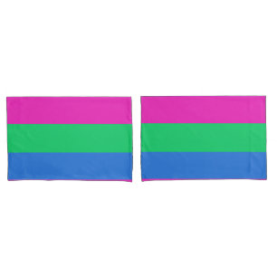 Polysexuelle Pride-Flagge Kissenbezug