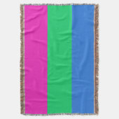 Polysexuelle Stolperflagge Decke (Vorderseite Vertikal)