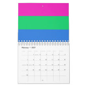 Polysexuelle Stolperflagge Kalender (Feb 2027)