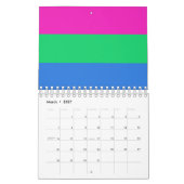 Polysexuelle Stolperflagge Kalender (Mär 2027)