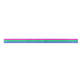 Polysexuelle Stolperflagge Satinband (Vorderseite)
