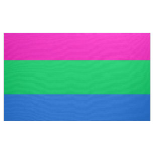 Polysexuelle Stolperflagge Stoff