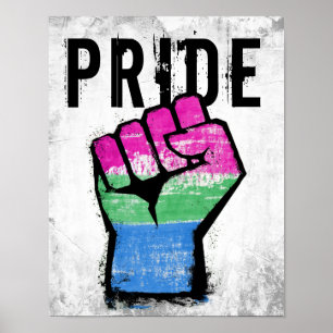 Polysexuelle Stolzfaust Poster