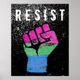 Polysexuelle Stolzfaust Poster