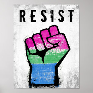 Polysexuelle Stolzfaust Poster