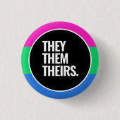 Polysexueller Stolz Button (Vorderseite)