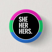 Polysexueller Stolz Button (Vorderseite)
