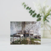 Polyssia-Stühle Postkarte (Stehend Vorderseite)