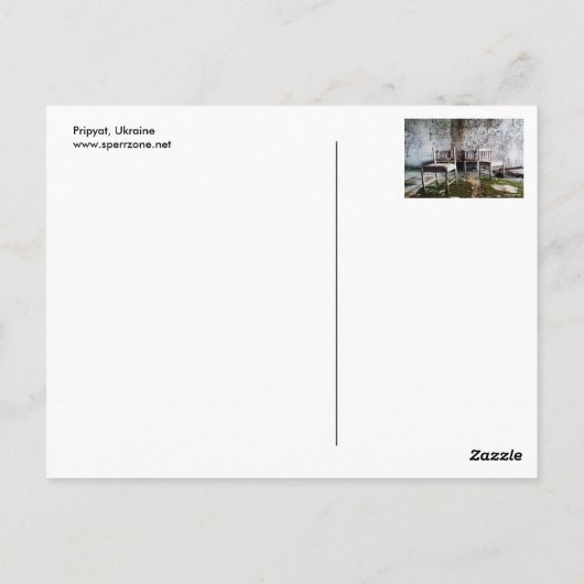 Polyssia-Stühle Postkarte (Rückseite)