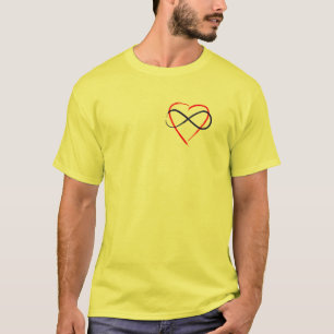 Polysymbolbürstenende T-Shirt