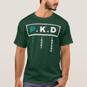 Polyzystische Nierenerkrankung PKD Sensibilisierun T-Shirt (Vorderseite)