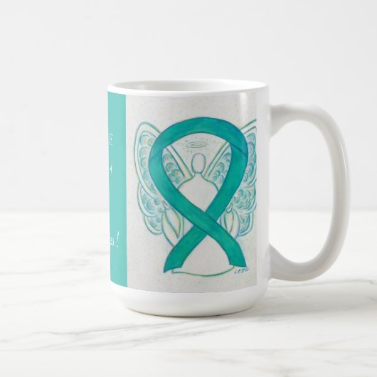 Polyzystisches Ovarialsyndrom (PCOS) Angel-Tasse Kaffeetasse (Rechts)
