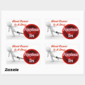 Polyzythämie Vera Blutkrebs ist eine Bremswirkung Rechteckiger Aufkleber (Blatt)