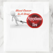 Polyzythämie Vera Blutkrebs ist eine Bremswirkung Rechteckiger Aufkleber (Tasche)