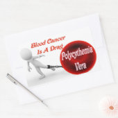 Polyzythämie Vera Blutkrebs ist eine Bremswirkung Rechteckiger Aufkleber (Umschlag)